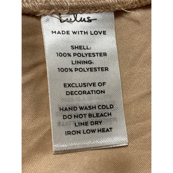 Lulus NWT Sequin Floral Lace Maxi Dress Spaghetti Strap Formal Evening Gown Sz L - Picture 9 of 9